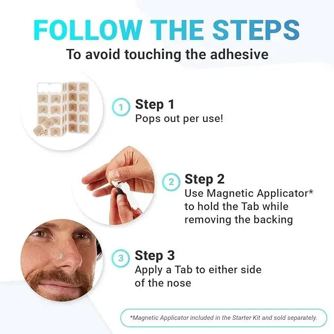 30 pairs Nasal Dilator Magnetic Nasal Stripes